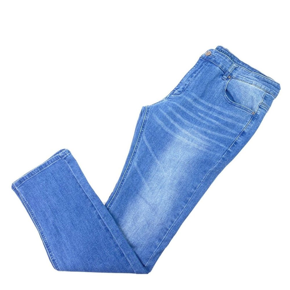 Perruzo Distressed Blue Denim Jeans